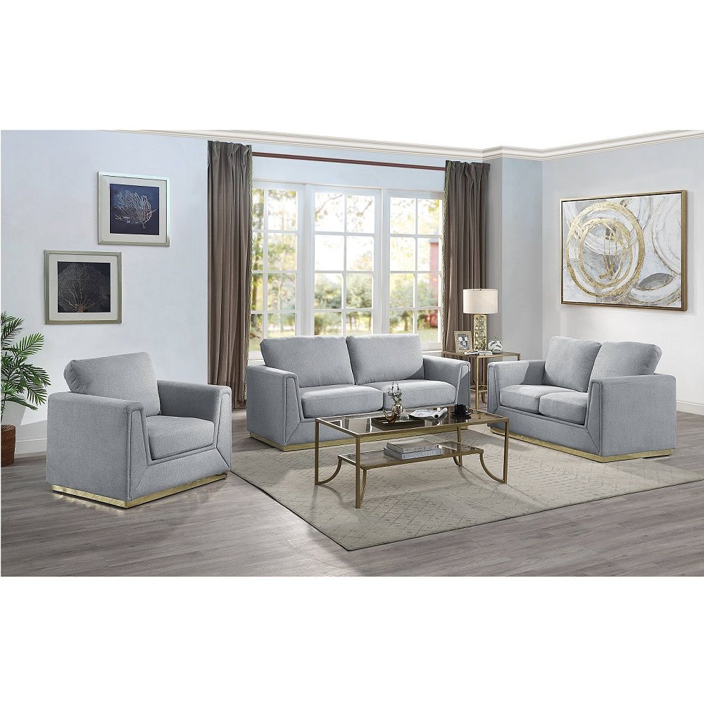 Valin - Sofa - Gray Linen