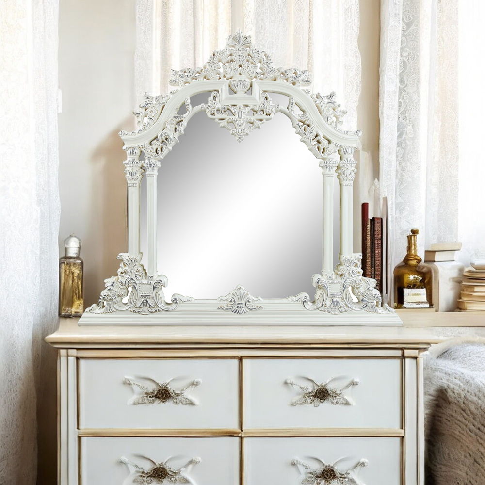 Vanaheim - 54" Mirror - Antique White