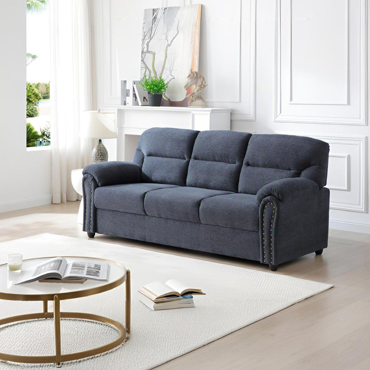 Hamilton - Sofa With Nailhead Trim
