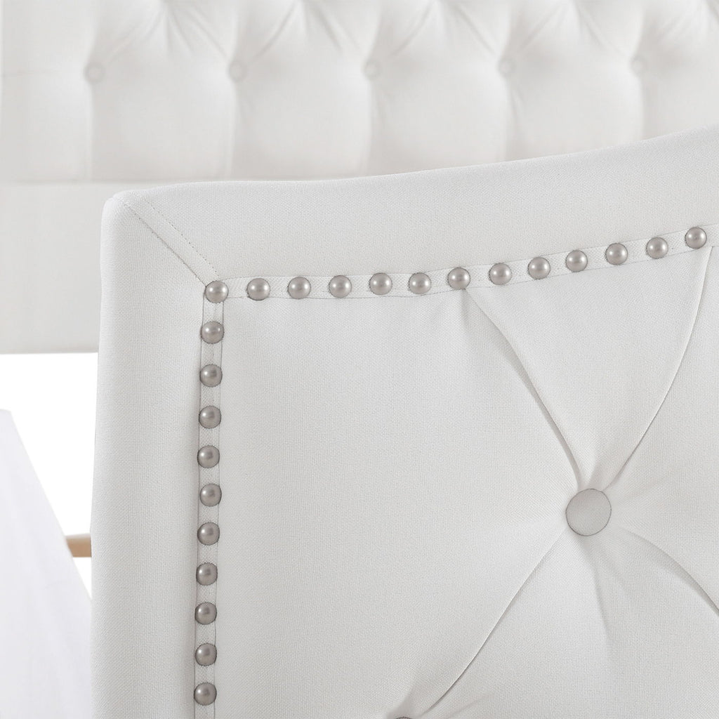Marcella - Upholstered Shelter Headboard Bed
