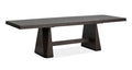 Tauren - Extendable Double Pedestal Dining Table - Coffee Bean