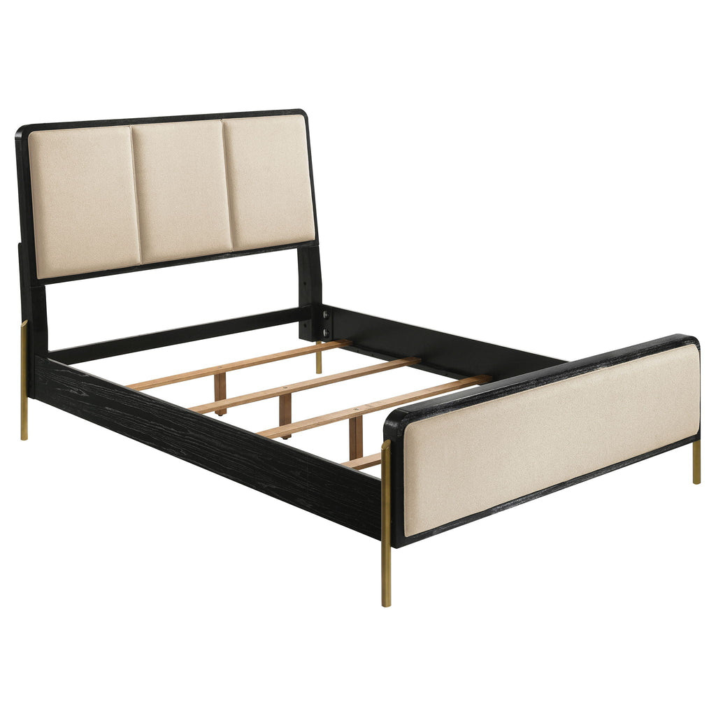 Arini 5-piece Queen Bedroom Set Cream and Black