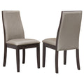Spring Creek Upholstered Dining Chair Taupe (Set of 2)
