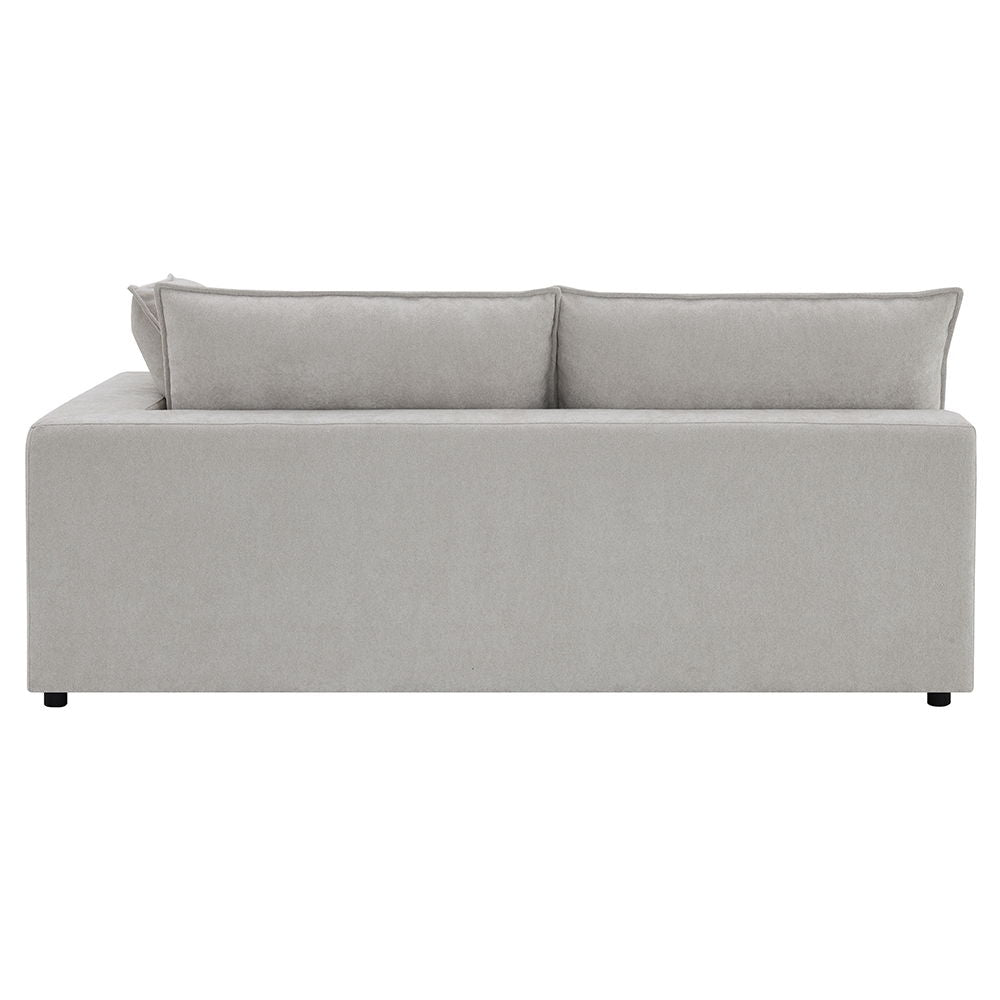 Marisa - Modular RF Loveseat With 2 Pillows - Beige Boucle