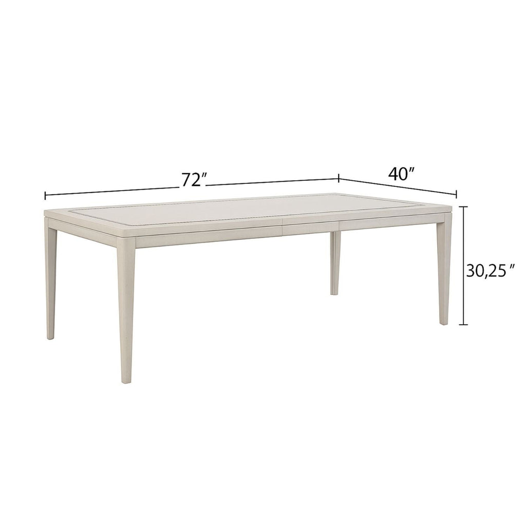Expandable Dining Table - Vanilla White