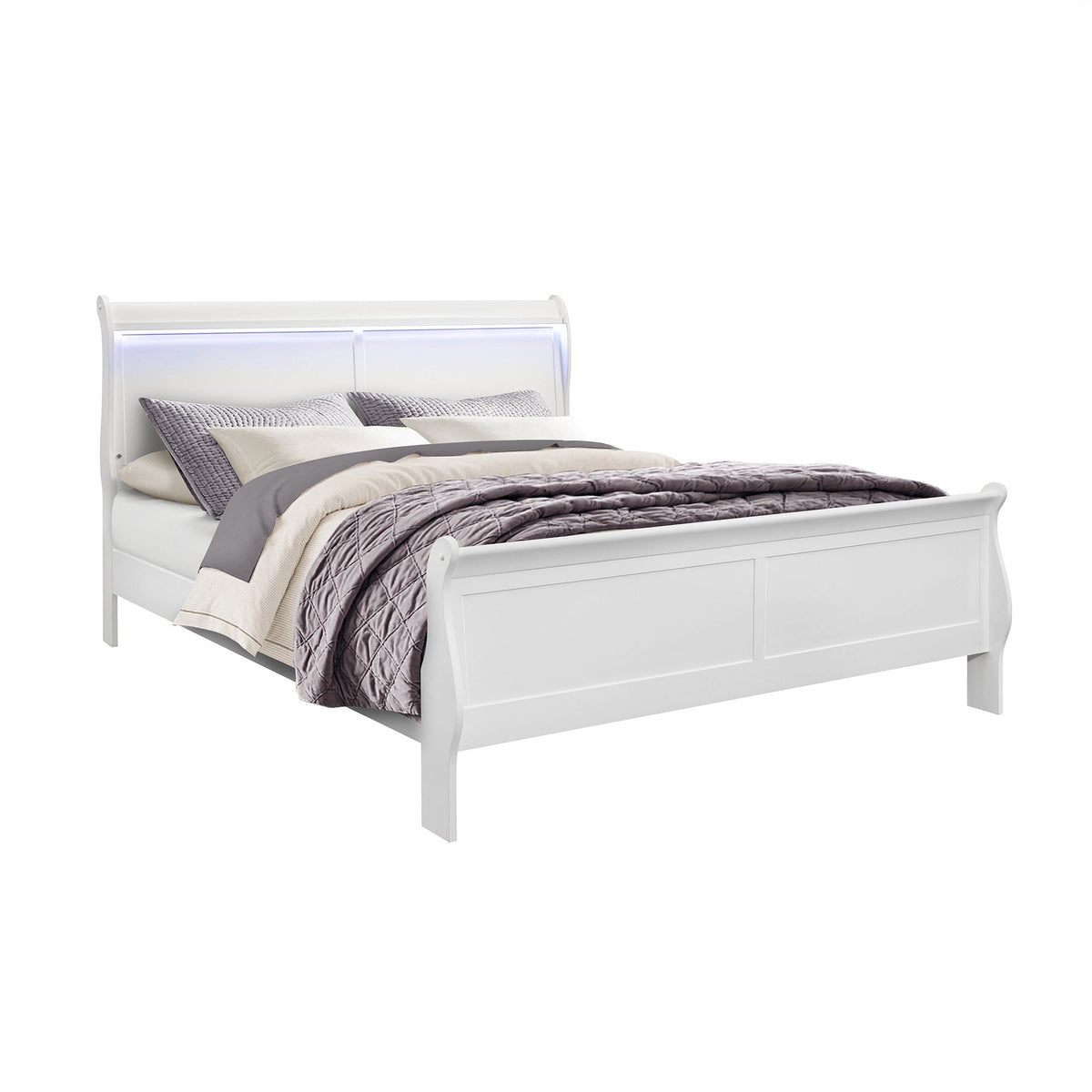Charlston - 5 Piece Bedroom Set With LED Headboard