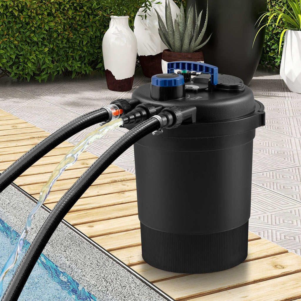 4000 Gallons Pond Pressure Bio Filter with 13W UV Light