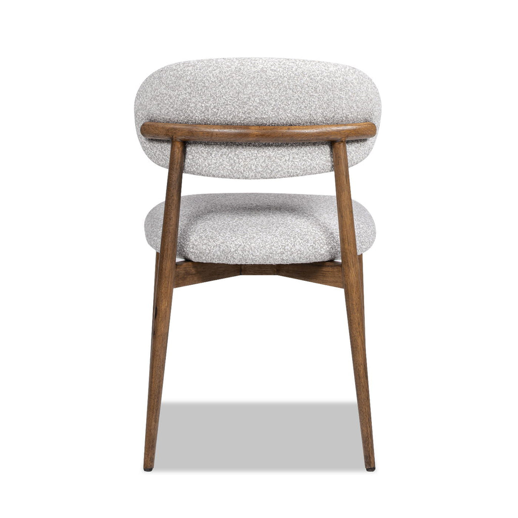 Locke - Modern Upholstered Dining Chair With Frame - Gray