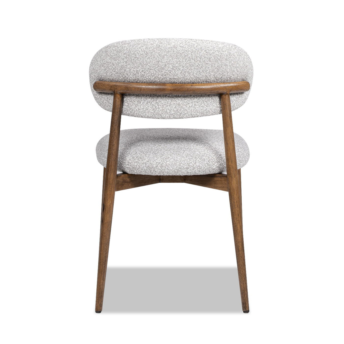 Locke - Modern Upholstered Dining Chair With Frame - Gray