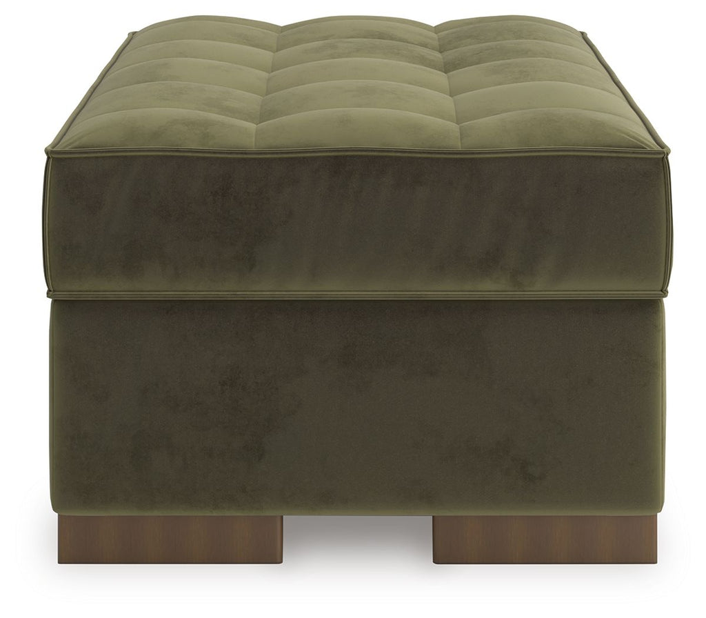 Caspian-Town - Oversized Accent Ottoman - Olive