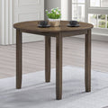 Damica - Round Dining Table - Walnut