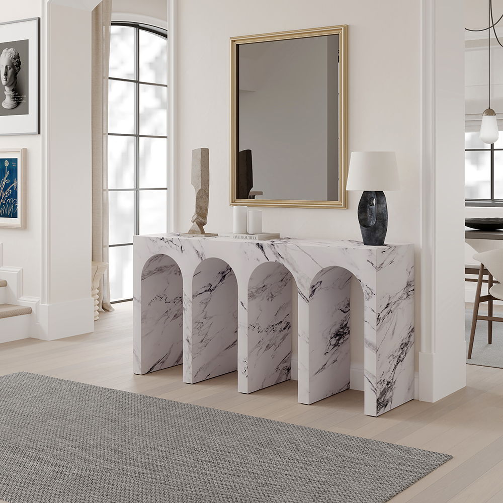 Fritzy - Console Table - Engineered Stone
