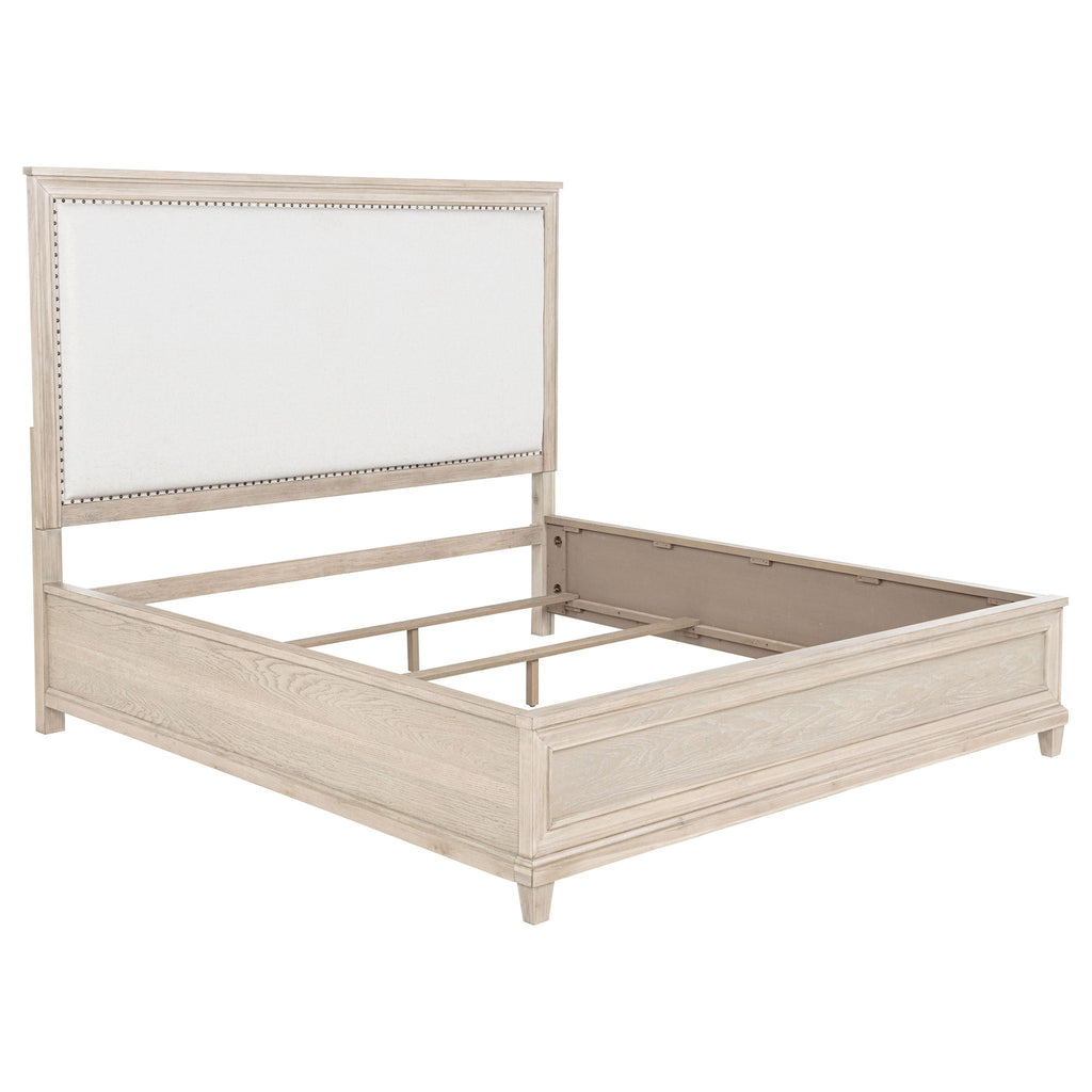 Pembroke 66-inch Eastern King Panel Bed Washed Oak