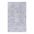 Maval - 2' X 3' Washable Area Rug - Blue / Cream