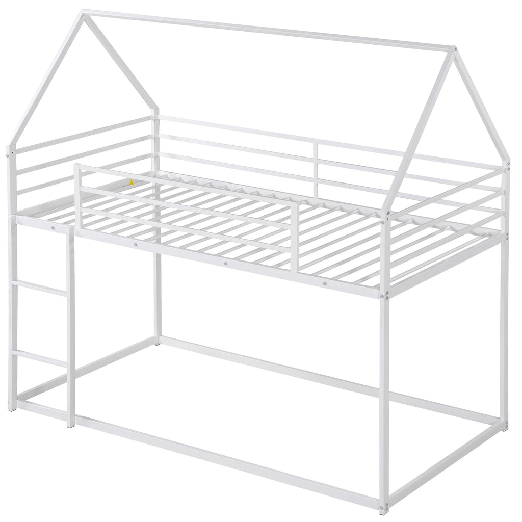House Bunk Bed With Built In Ladder