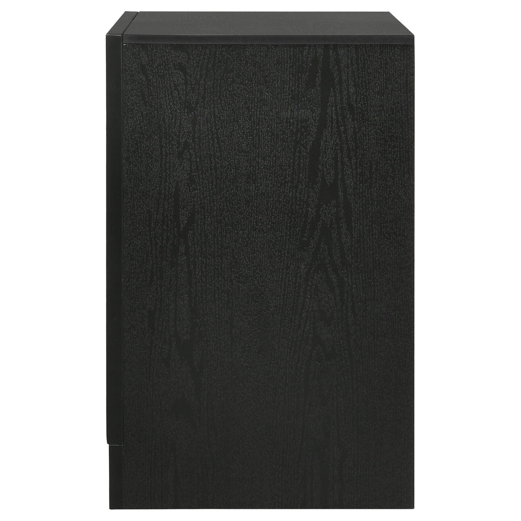 Miranda 3-drawer Nightstand Bedside Table Black