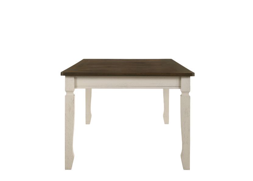 Fedele - Dining Table - Weathered Oak & Cream