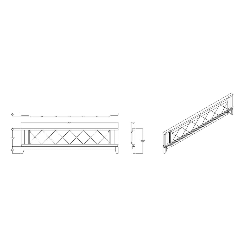 Adelaide - Bed With LED
