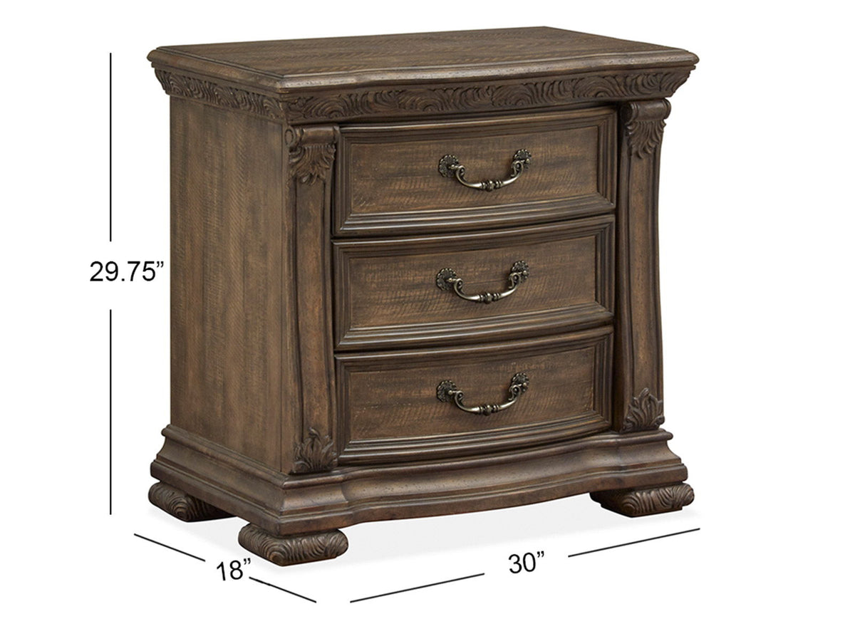 Durango - Drawer Nightstand - Willadeene Brown