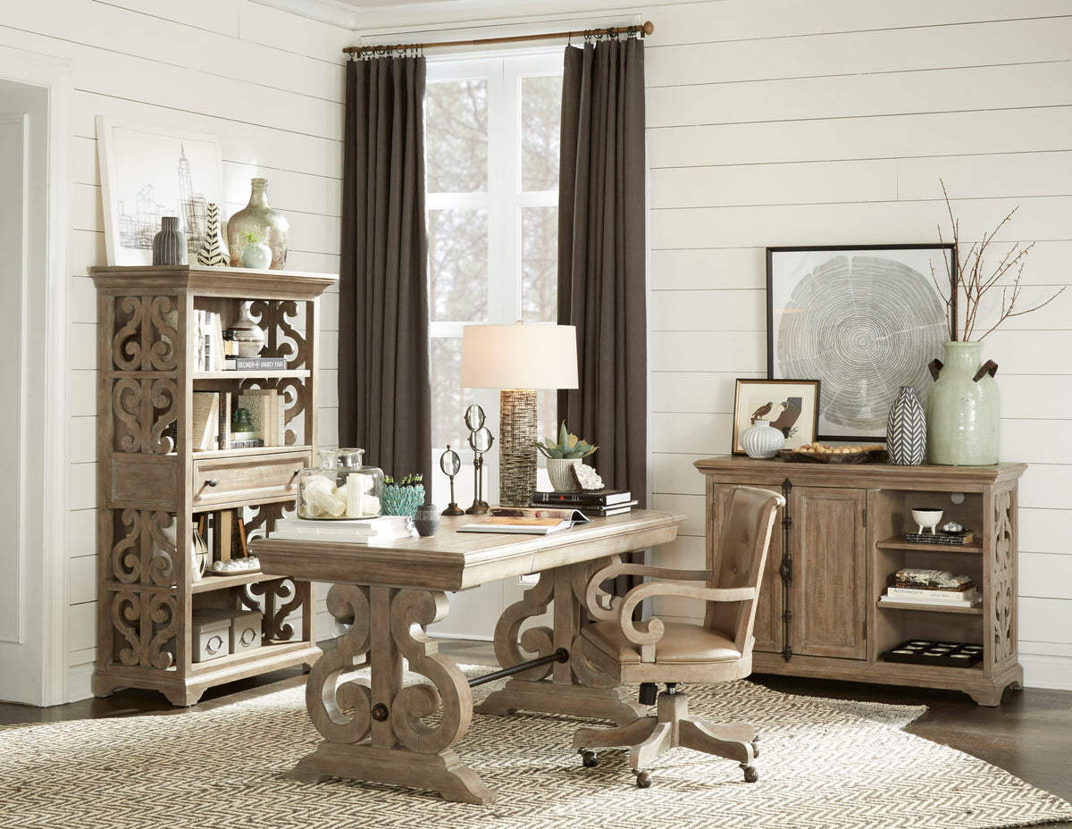 Tinley Park - Bookcase - Dove Tail Gray
