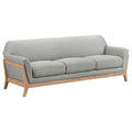 Vaughn Fabric Upholstered Flared Arm Sofa Grey