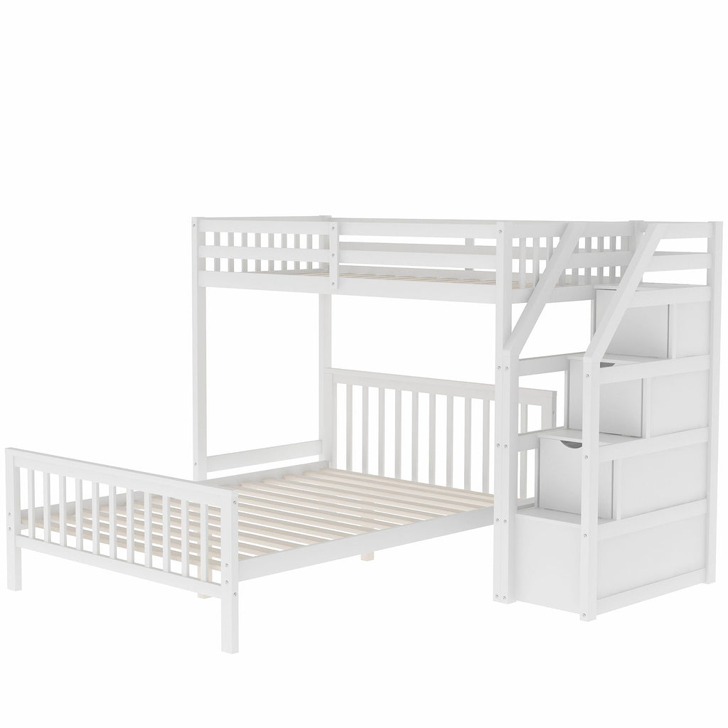 Loft Bed With Staircase And Storage