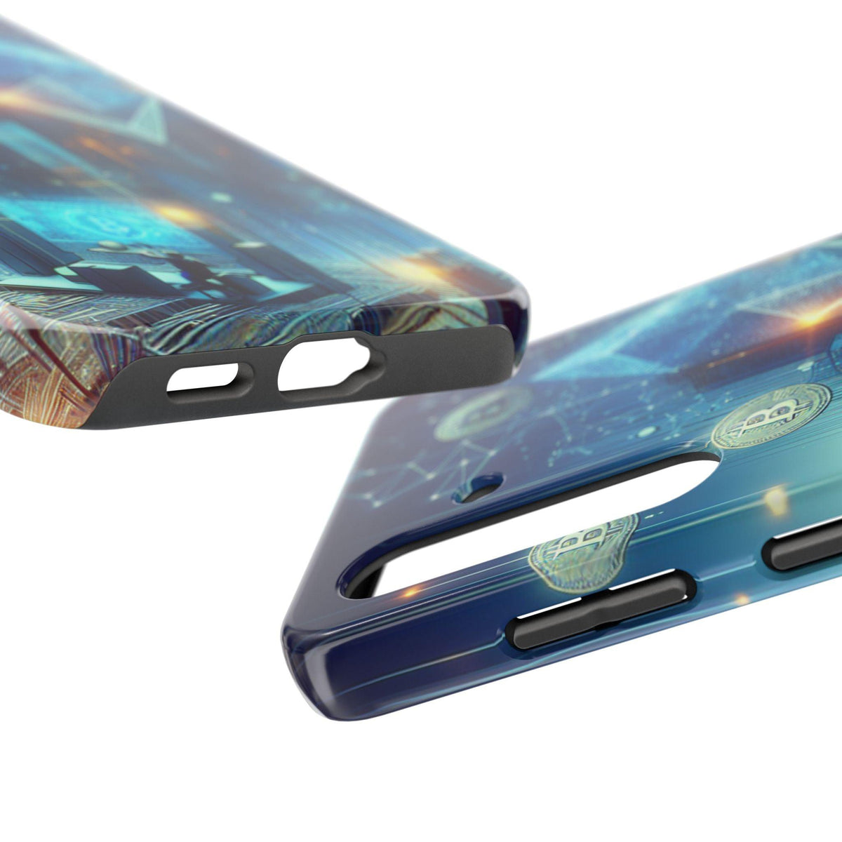 Phone Case - Cryptocurrency Enthusiasts Futuristic Design