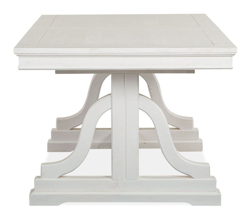 Heron Cove - Trestle Dining Table - Chalk White