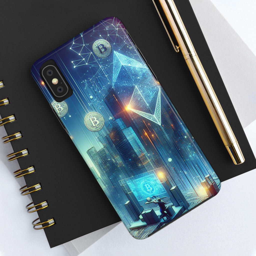 Phone Case - Cryptocurrency Enthusiasts Futuristic Design