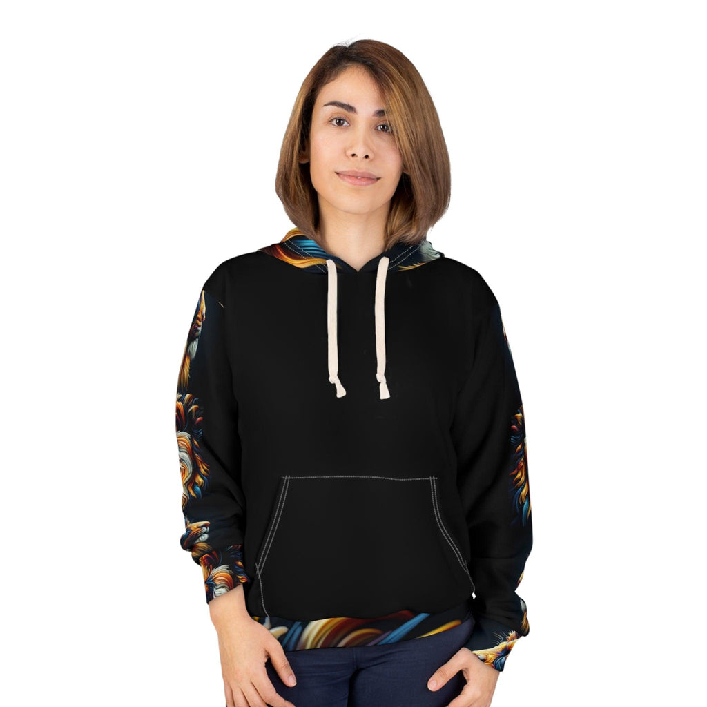 Realistic Lion Unisex Pullover Hoodie