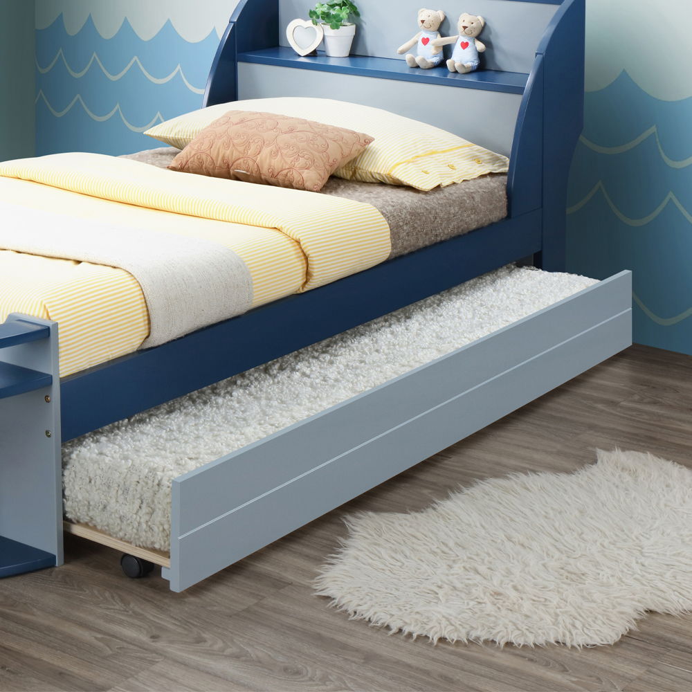 Neptune II - Twin Trundle - Gray