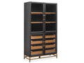 Lindon - Two Tone Dining Cabinet - Coffee Bean