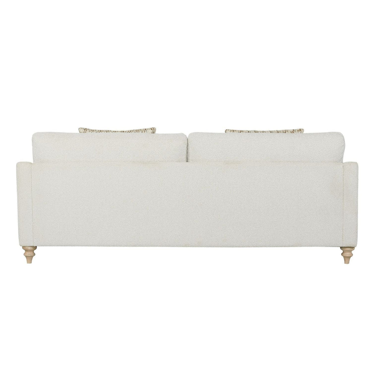 Sofa Single Reverable Cushion With 2 Pillows - Off White