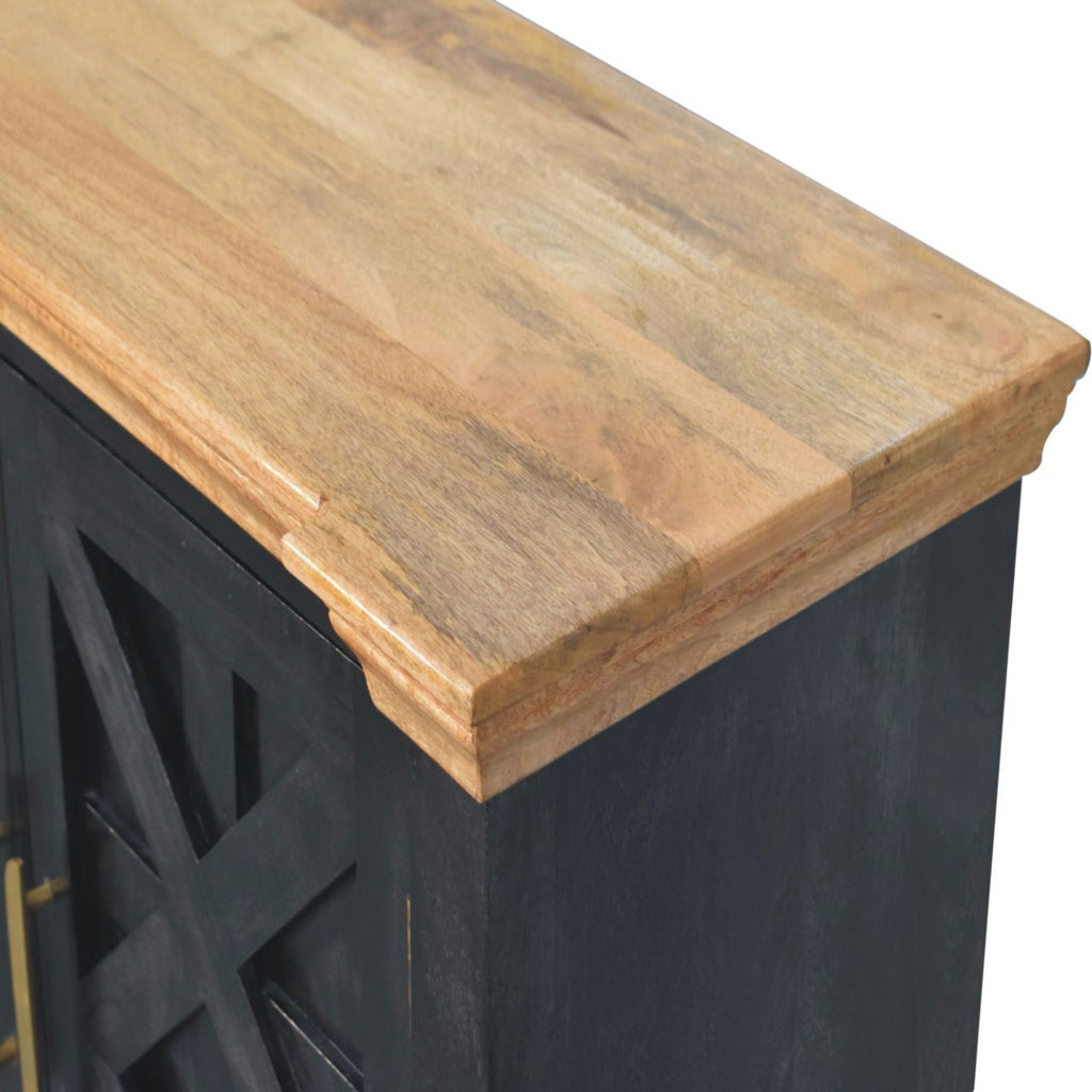 Regal - Rustic Sideboard - Black