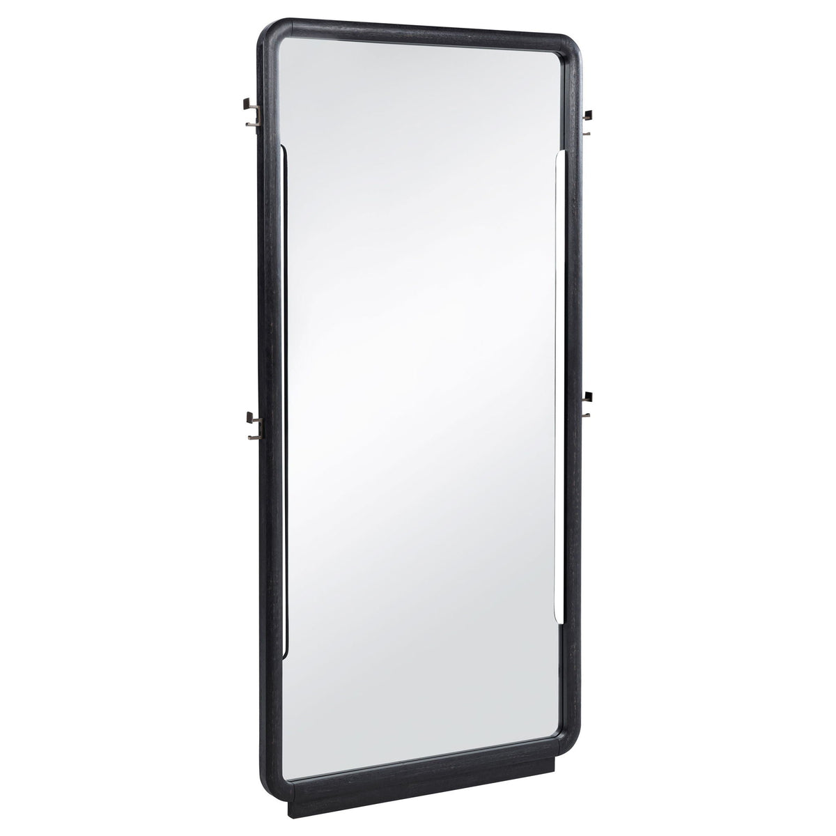 Leandro 76-inch Full Length Floor Mirror Burnished Black