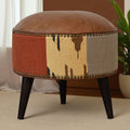 Footstool - Brown