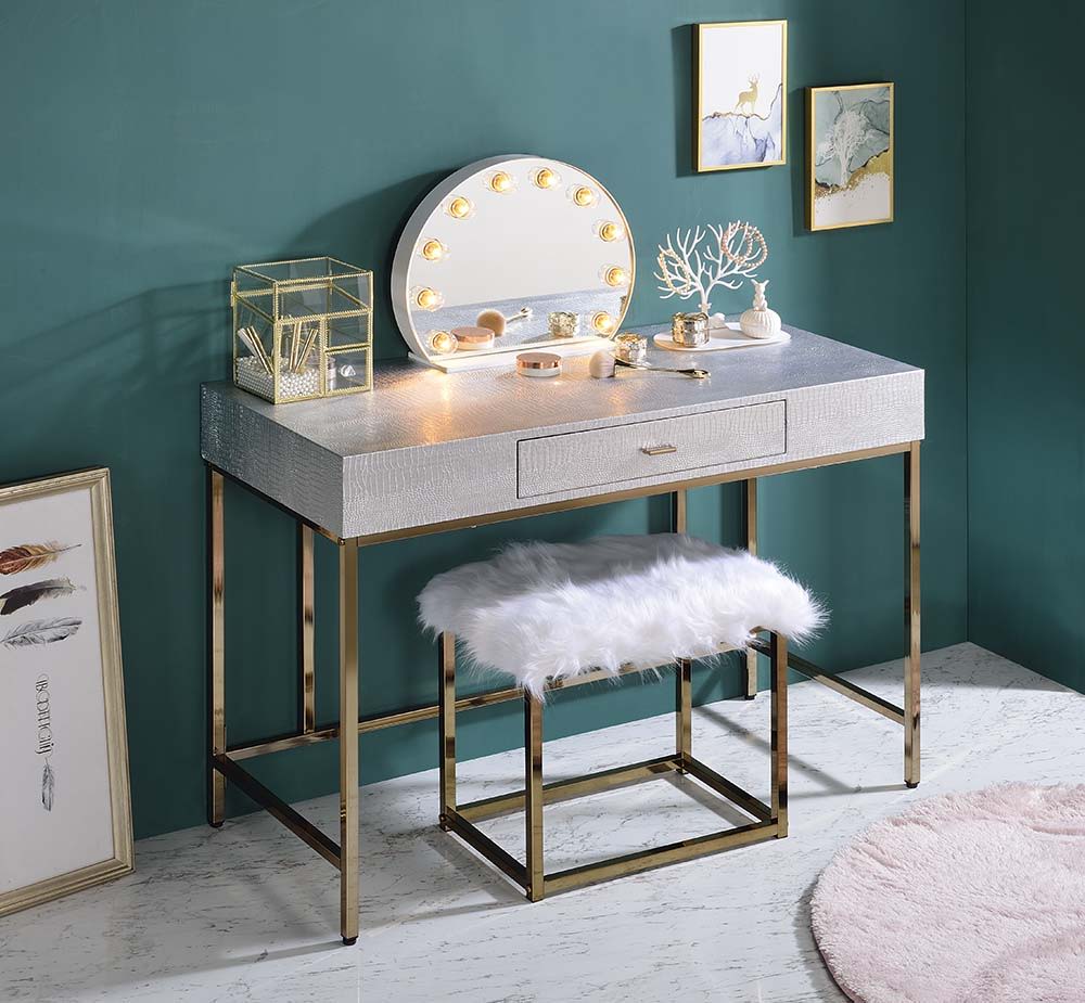 Alma - Accent Mirror - White