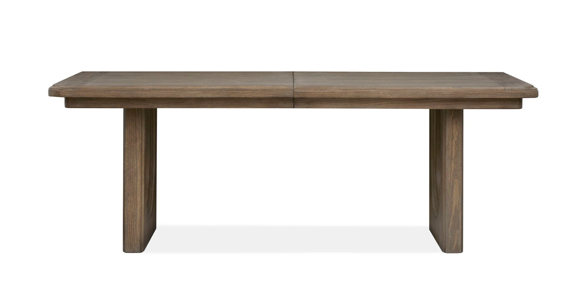 Westbourne - Extendable Trestle Dining Table - Dark Umber