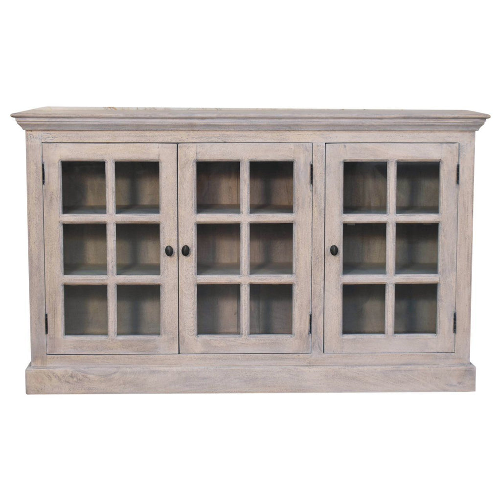 Triple Glazed Cabinet - Beige