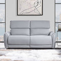 Jeromie - Power Motion Sofa With USB Port - Gray Synthetic Leather
