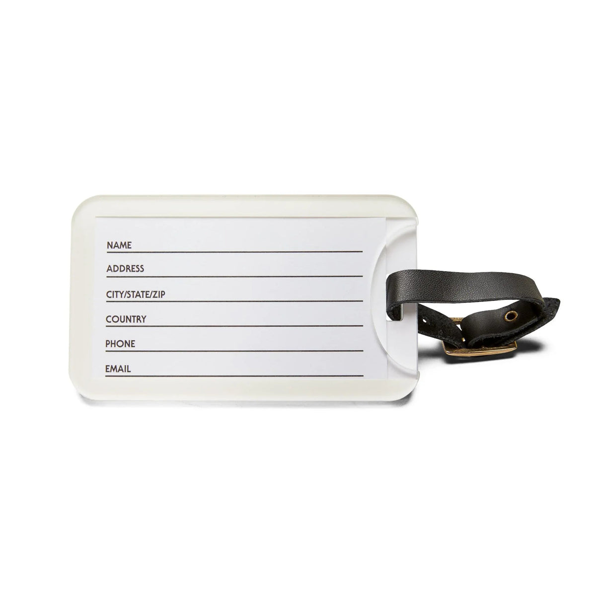 Luggage Tag - Boarding Pass QR Code Design