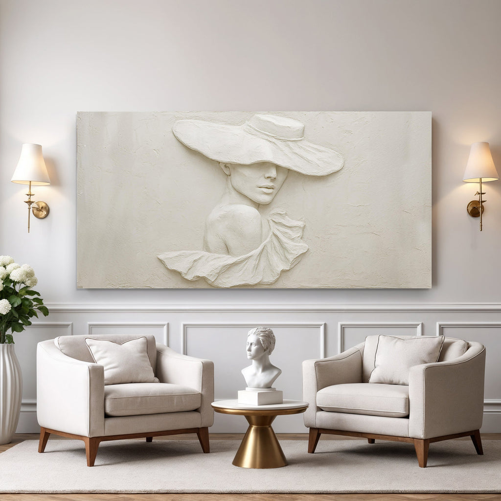 Minimalist Female Portrait Wall Art