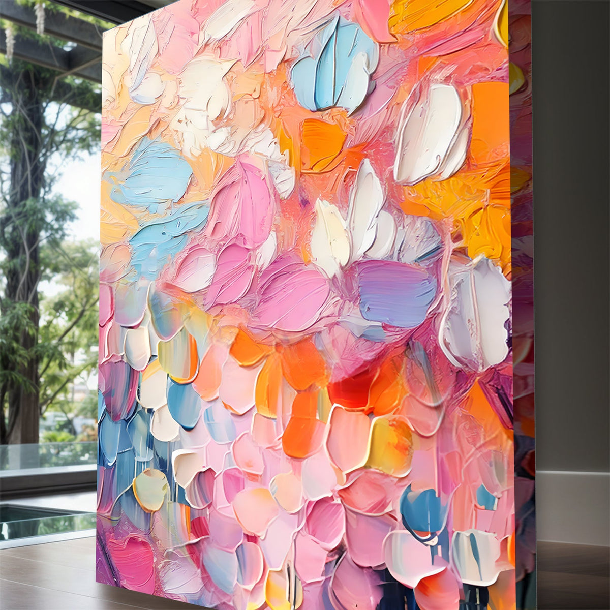 Blooming Rhapsody Abstract Wall Art