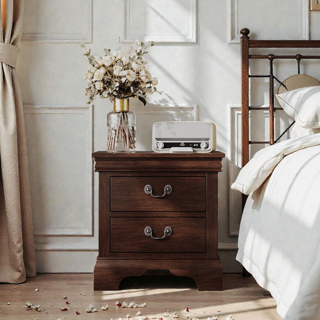 Nightstand With 2 Drawers
