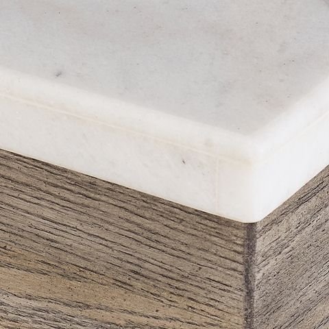 Loyaska - Sofa Table - Brown / Ivory