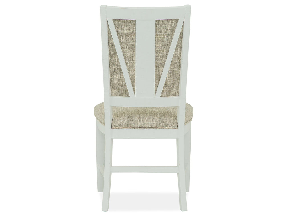 Heron Cove - Step Up Side Chair With Upholstered Seat & Back (Set of 2) - Chalk White