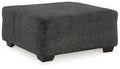 Biddeford - Oversized Accent Ottoman - Shadow