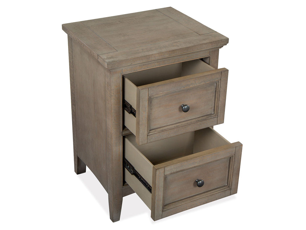 Paxton Place - Small Drawer Nightstand - Dovetail Gray