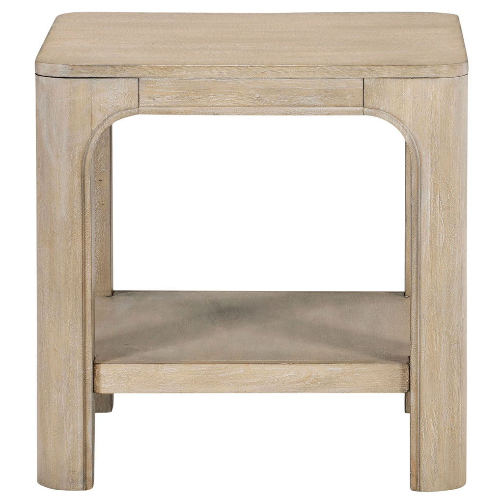 Solano 2-piece Square Coffee Table Set Weathered Mango