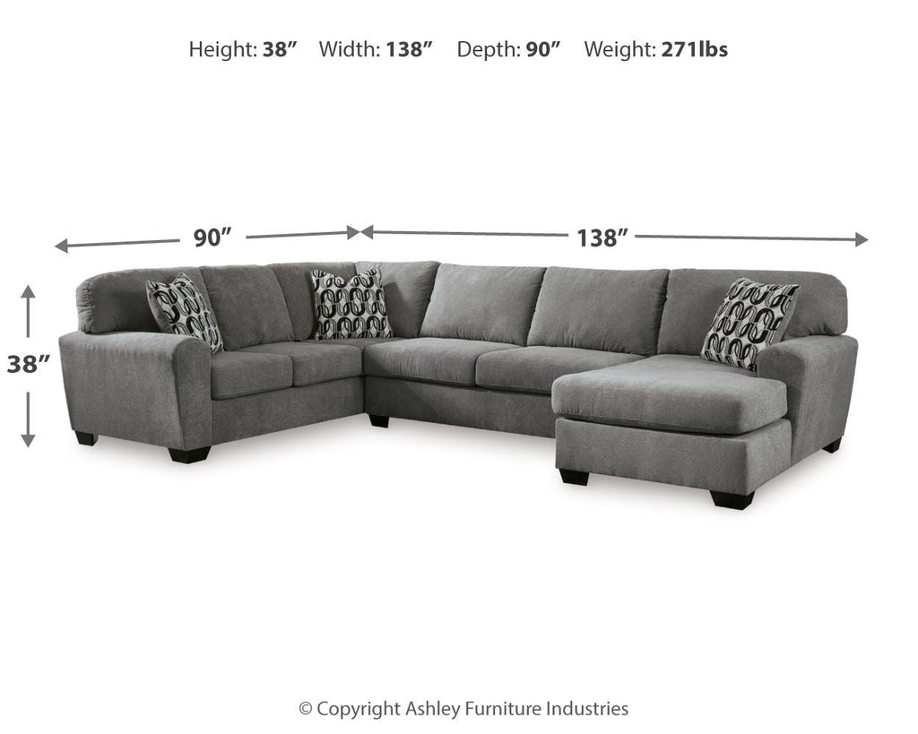 Birkdale Court - 3 Piece Sectional
